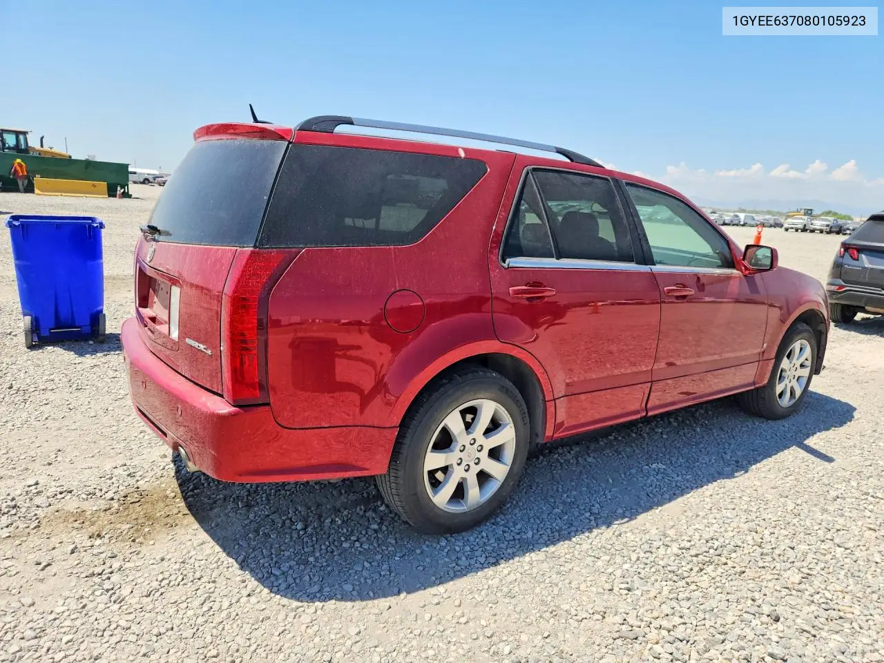 2008 Cadillac Srx VIN: 1GYEE637080105923 Lot: 61467636
