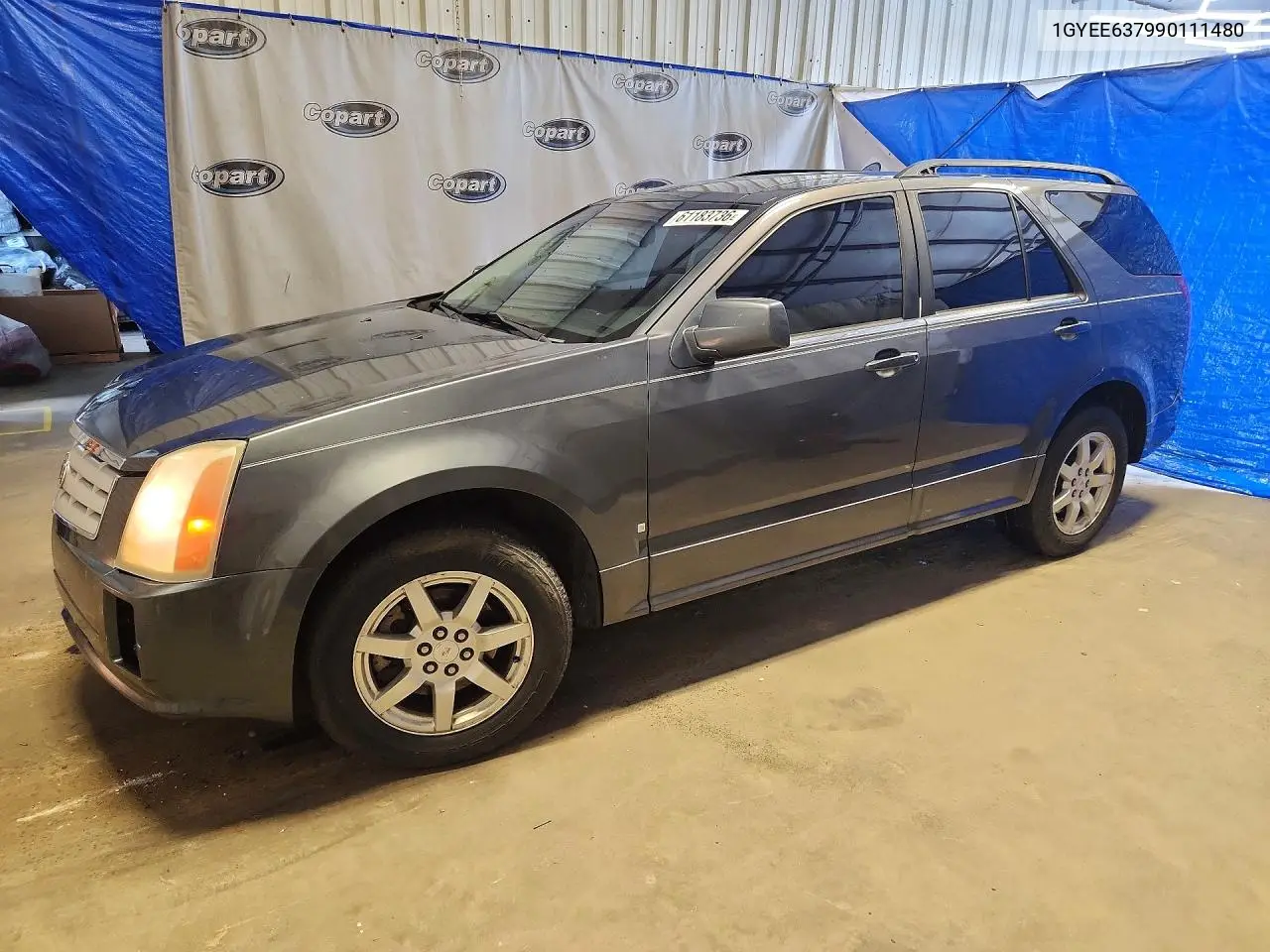 2009 Cadillac Srx VIN: 1GYEE637990111480 Lot: 61183736