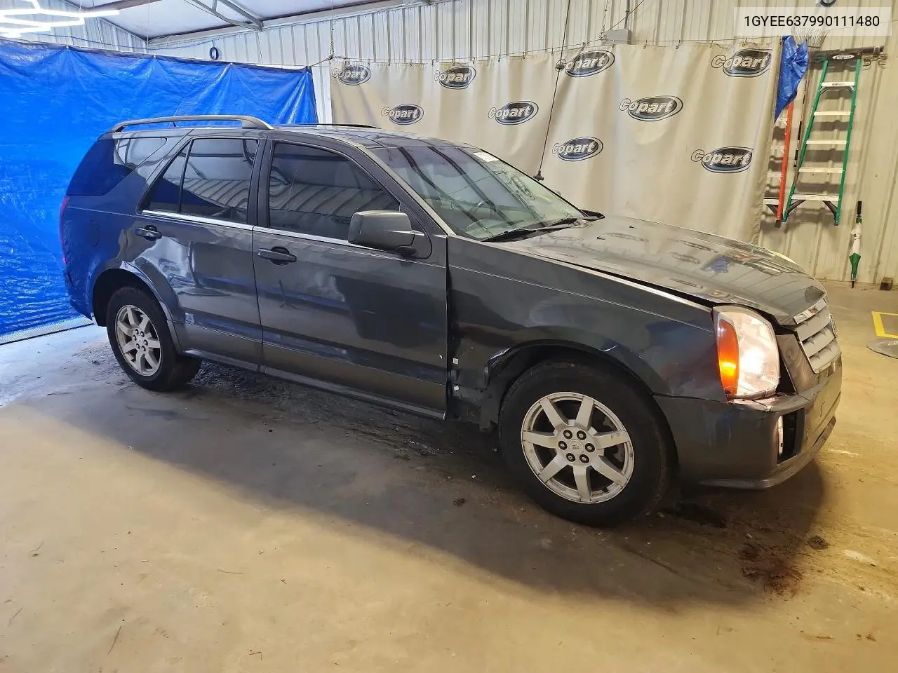 2009 Cadillac Srx VIN: 1GYEE637990111480 Lot: 61183736