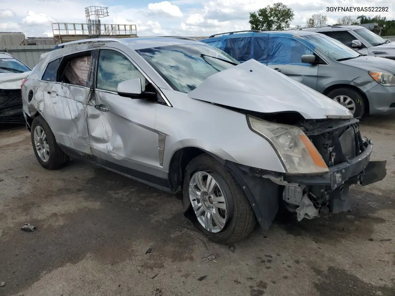 2010 Cadillac Srx Luxury Collection VIN: 3GYFNAEY8AS522282 Lot: 50253776