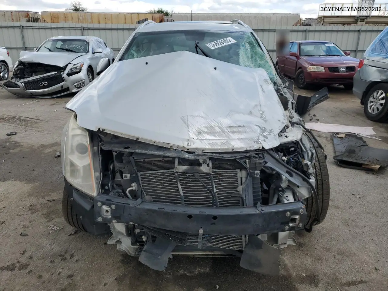 2010 Cadillac Srx Luxury Collection VIN: 3GYFNAEY8AS522282 Lot: 50253776