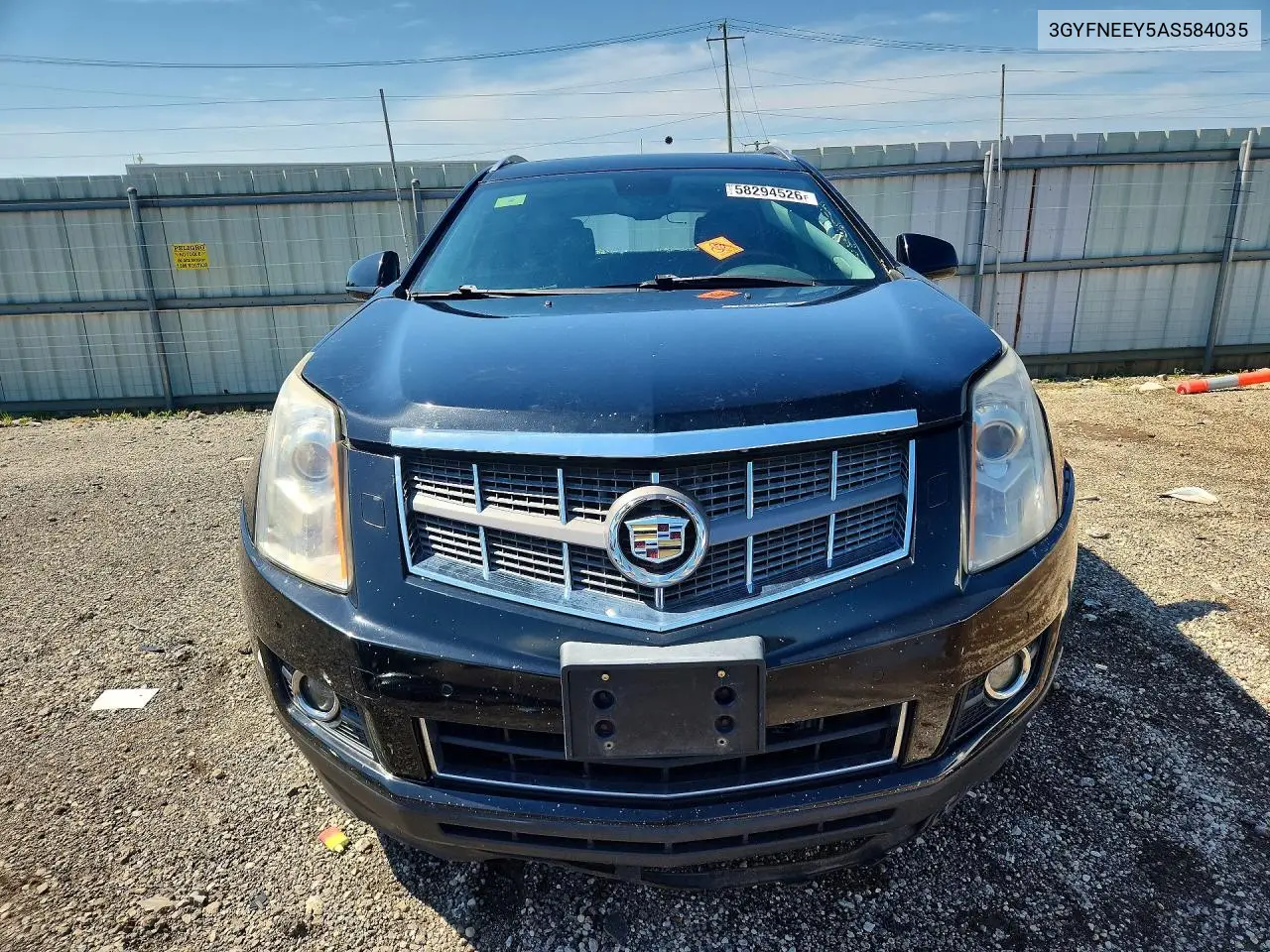 2010 Cadillac Srx Performance Collection VIN: 3GYFNEEY5AS584035 Lot: 58294526