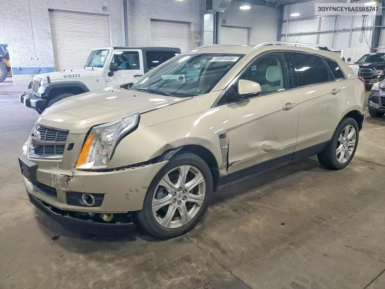 2010 Cadillac Srx Premium Collection VIN: 3GYFNCEY6AS585747 Lot: 59084686
