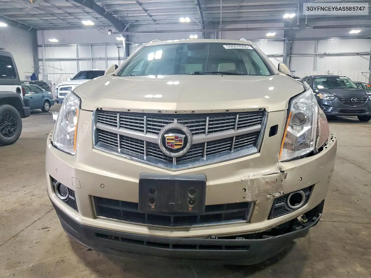 2010 Cadillac Srx Premium Collection VIN: 3GYFNCEY6AS585747 Lot: 59084686