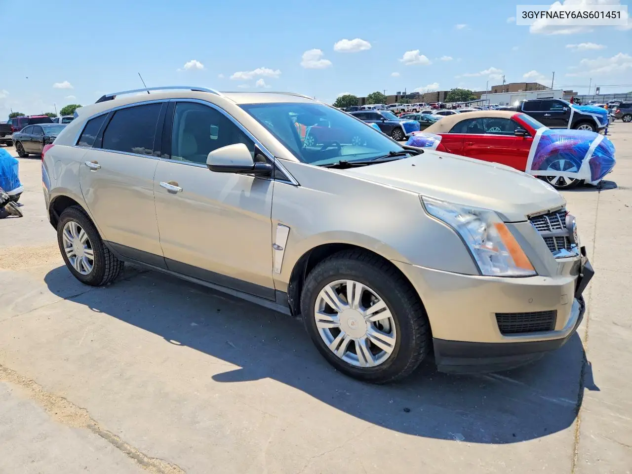 2010 Cadillac Srx Luxury Collection VIN: 3GYFNAEY6AS601451 Lot: 59884406