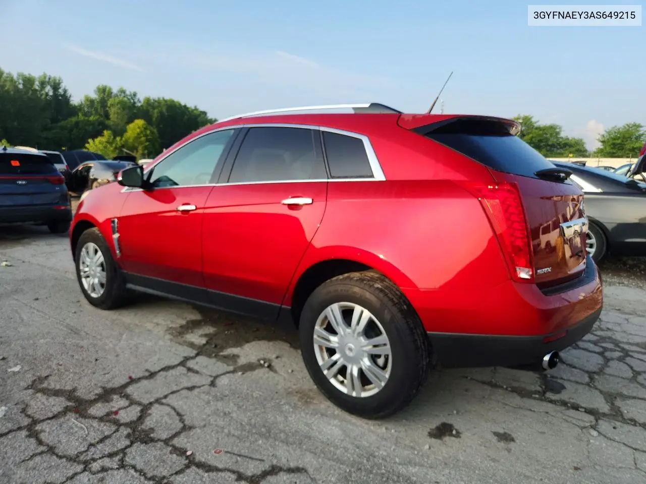 2010 Cadillac Srx Luxury Collection VIN: 3GYFNAEY3AS649215 Lot: 60018206
