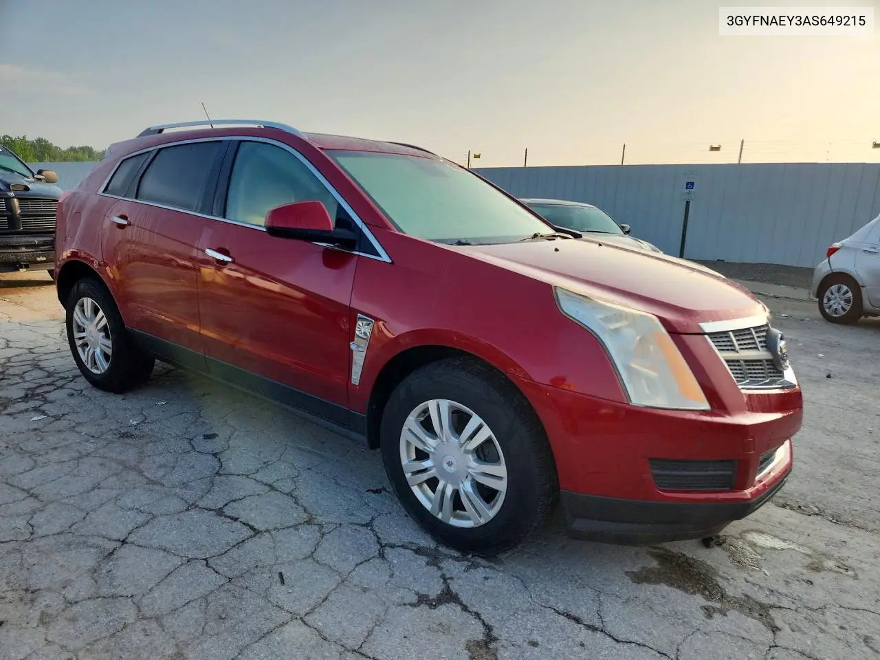 2010 Cadillac Srx Luxury Collection VIN: 3GYFNAEY3AS649215 Lot: 60018206