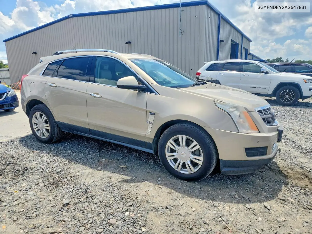 2010 Cadillac Srx Luxury Collection VIN: 3GYFNDEY2AS647831 Lot: 60143896