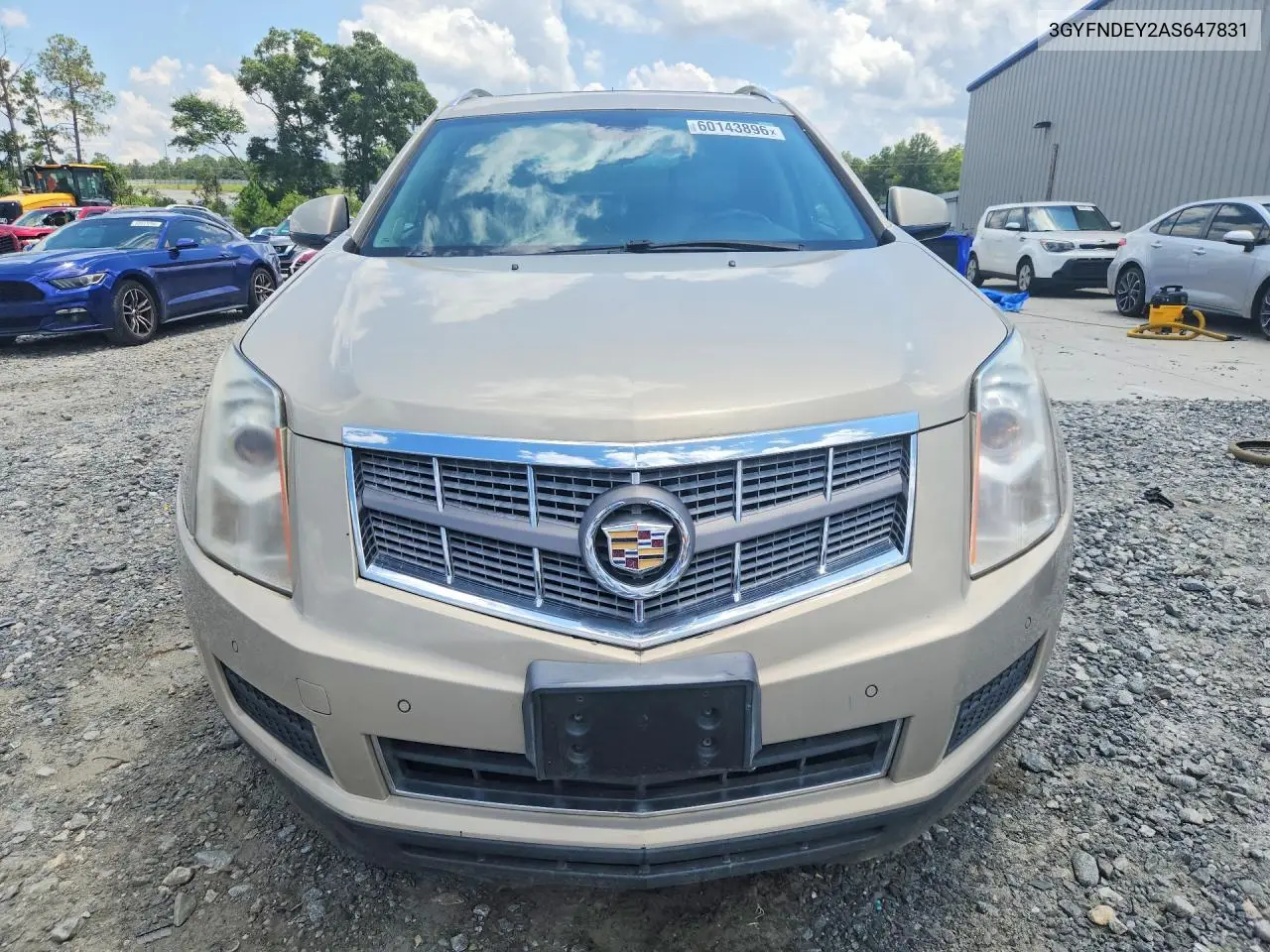 2010 Cadillac Srx Luxury Collection VIN: 3GYFNDEY2AS647831 Lot: 60143896