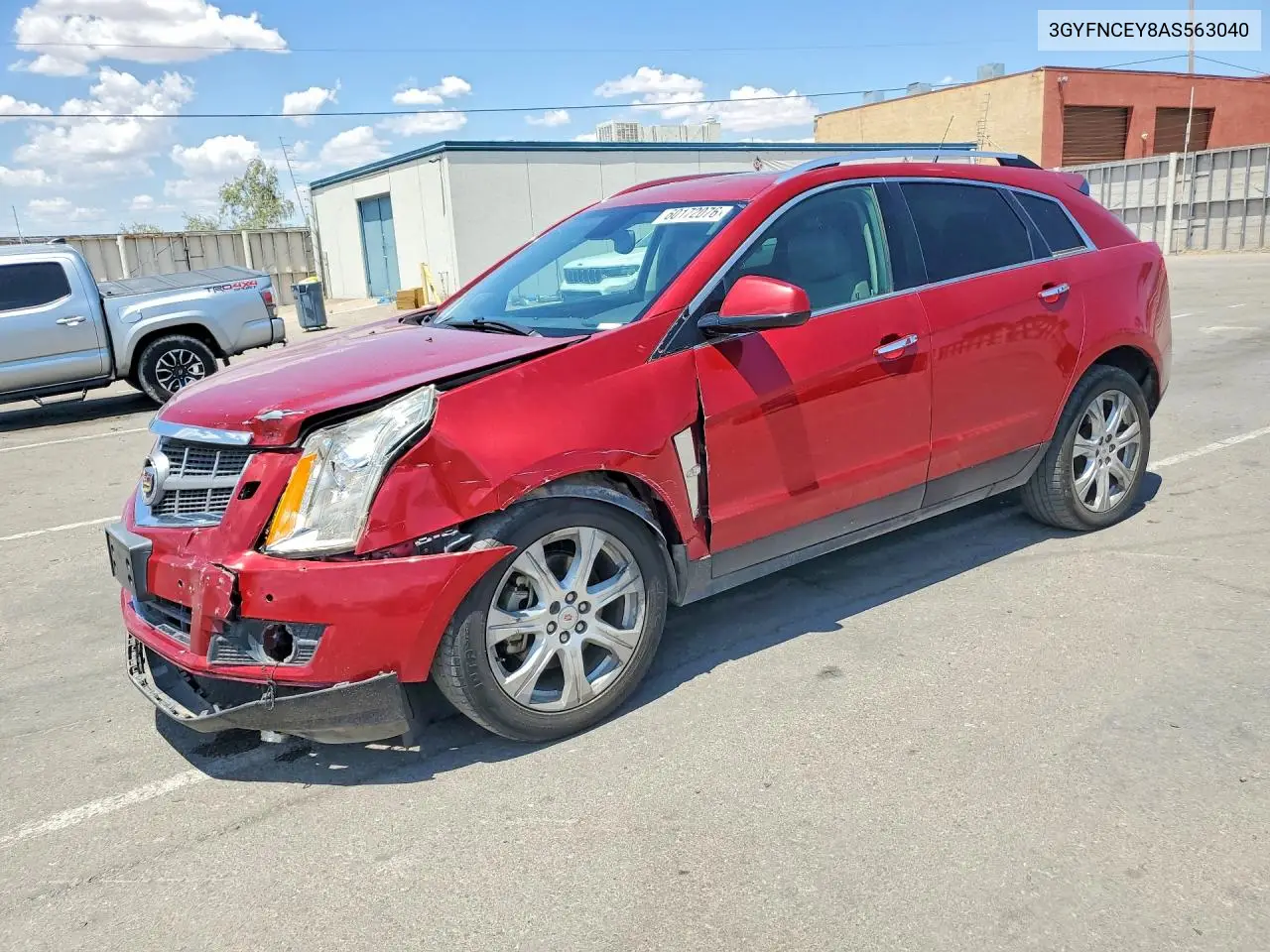 2010 Cadillac Srx Premium Collection VIN: 3GYFNCEY8AS563040 Lot: 60172076