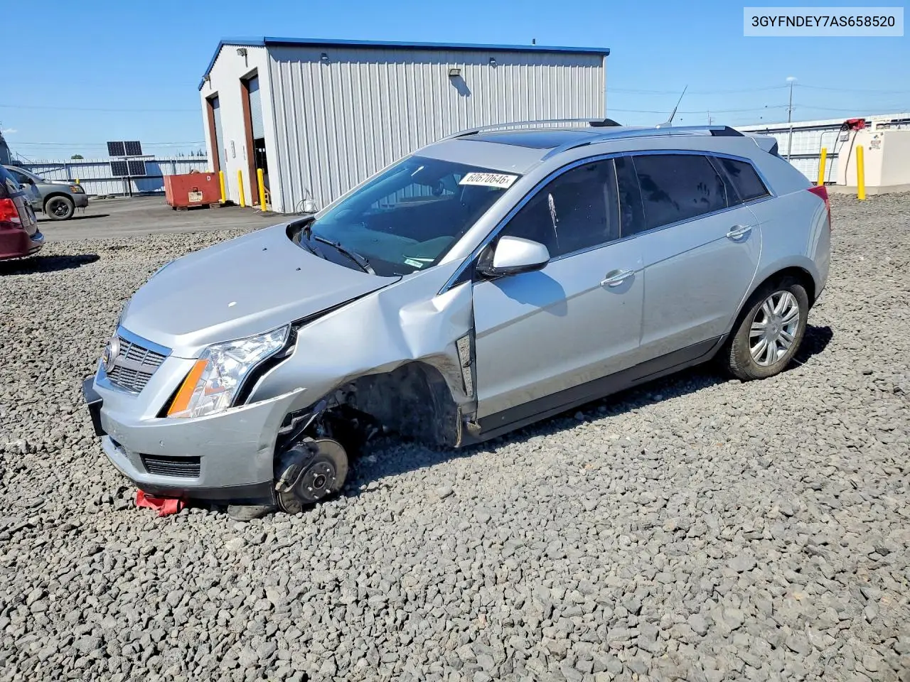 2010 Cadillac Srx Luxury Collection VIN: 3GYFNDEY7AS658520 Lot: 60670646