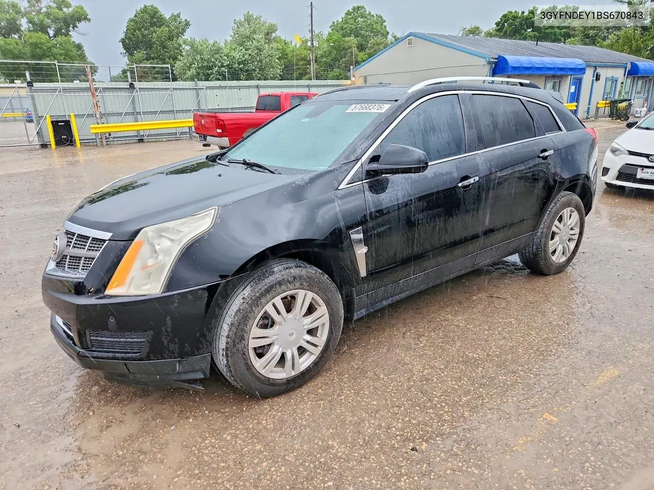 2011 Cadillac Srx Luxury Collection VIN: 3GYFNDEY1BS670843 Lot: 57688376