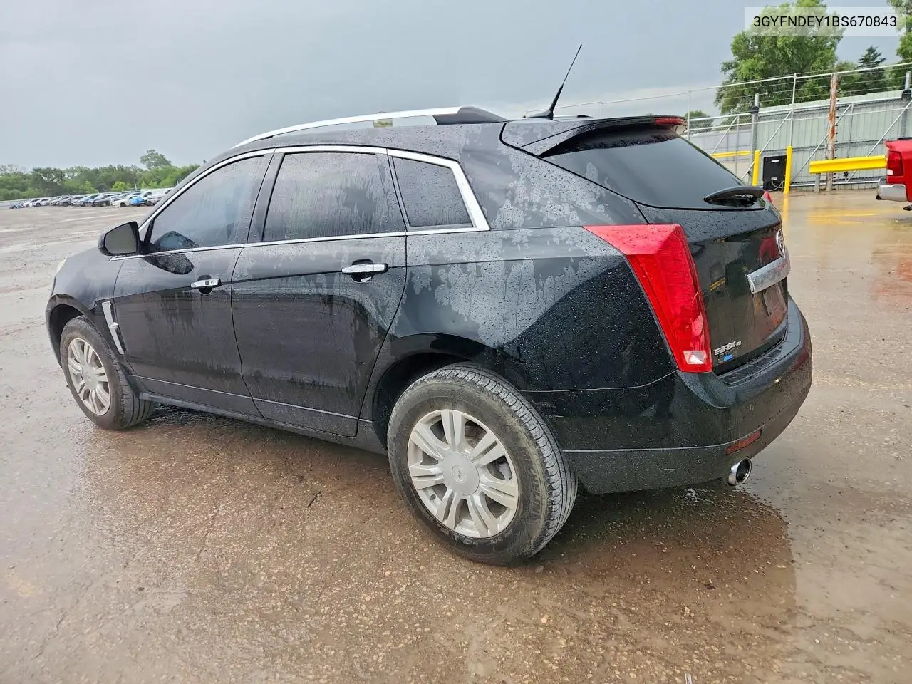 2011 Cadillac Srx Luxury Collection VIN: 3GYFNDEY1BS670843 Lot: 57688376