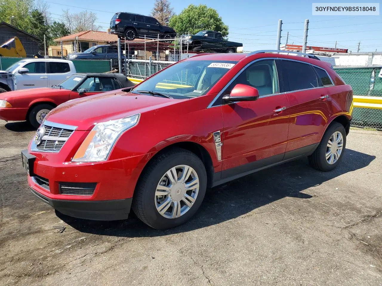 2011 Cadillac Srx Luxury Collection VIN: 3GYFNDEY9BS518048 Lot: 58475636