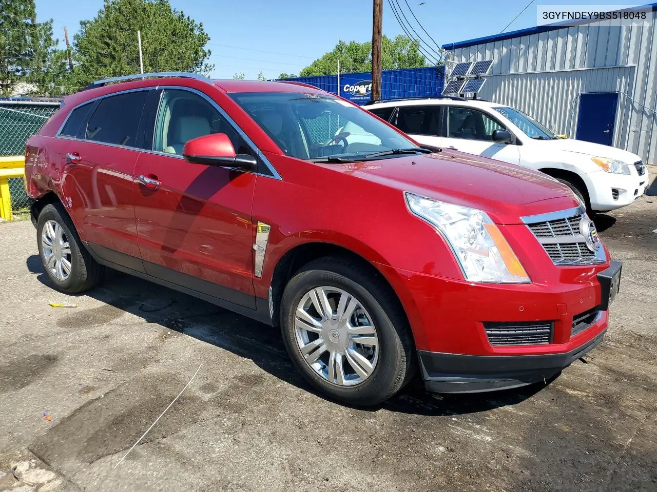 2011 Cadillac Srx Luxury Collection VIN: 3GYFNDEY9BS518048 Lot: 58475636