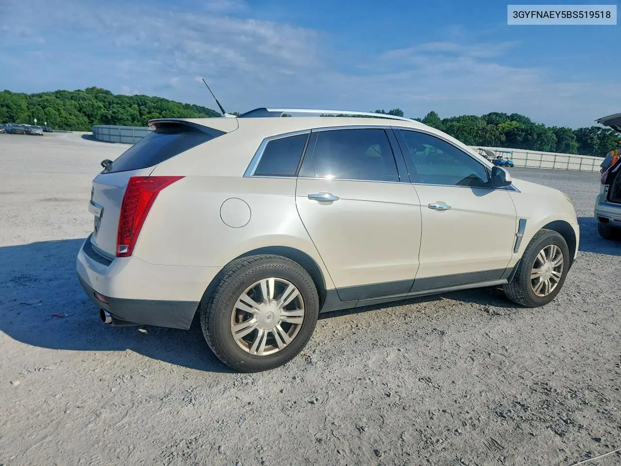 2011 Cadillac Srx Luxury Collection VIN: 3GYFNAEY5BS519518 Lot: 59358516
