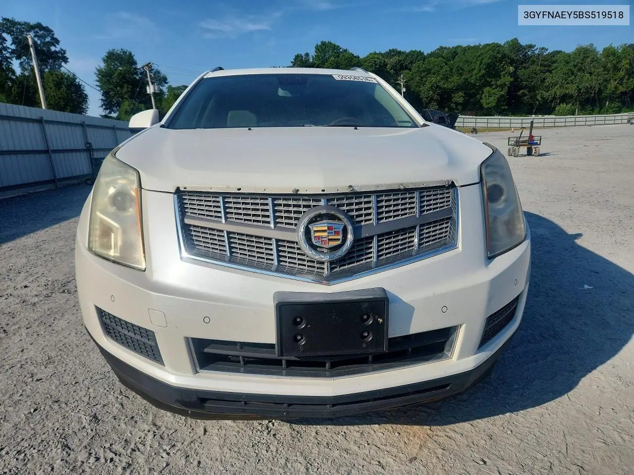 2011 Cadillac Srx Luxury Collection VIN: 3GYFNAEY5BS519518 Lot: 59358516