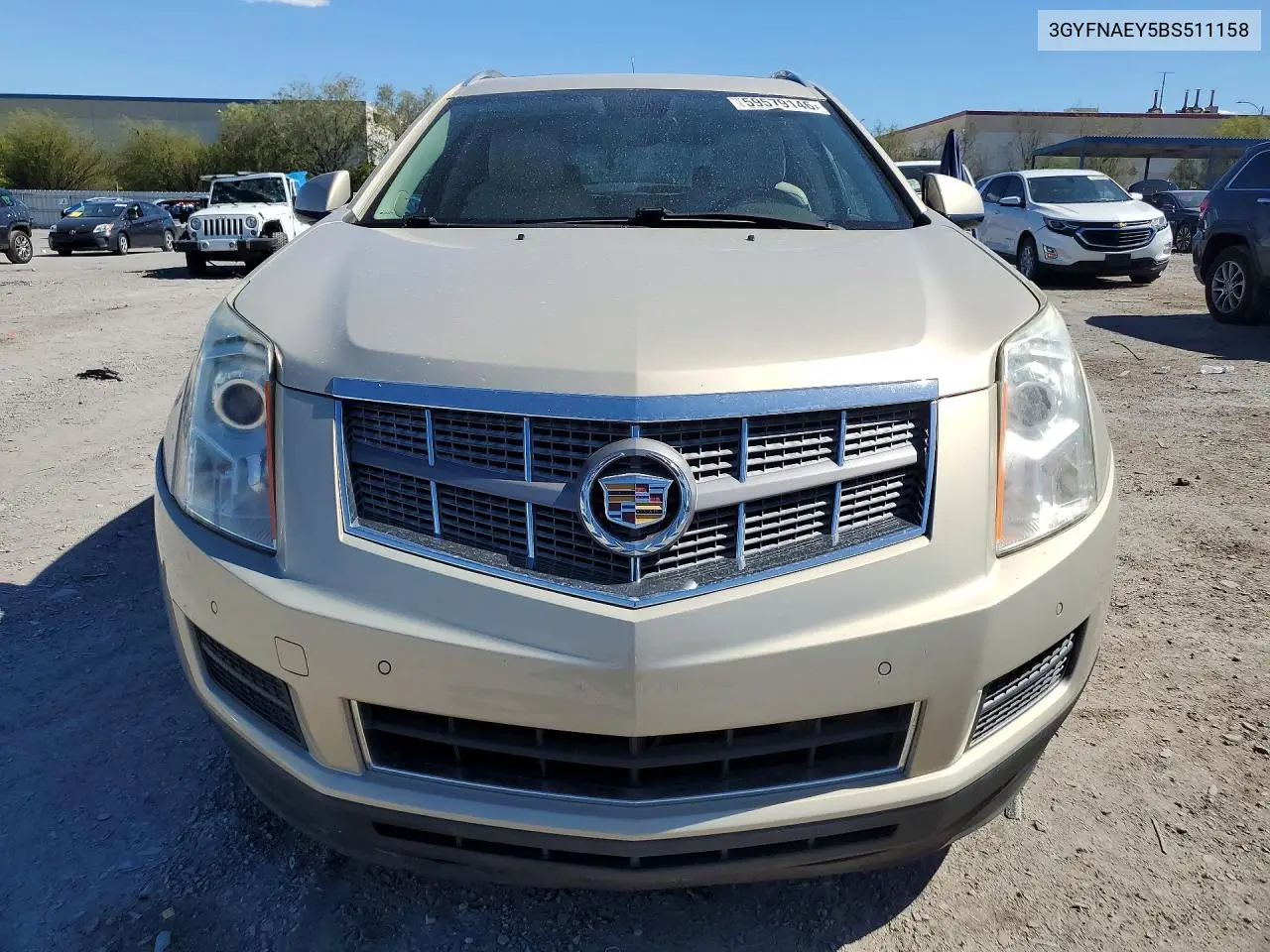 2011 Cadillac Srx Luxury Collection VIN: 3GYFNAEY5BS511158 Lot: 59579146