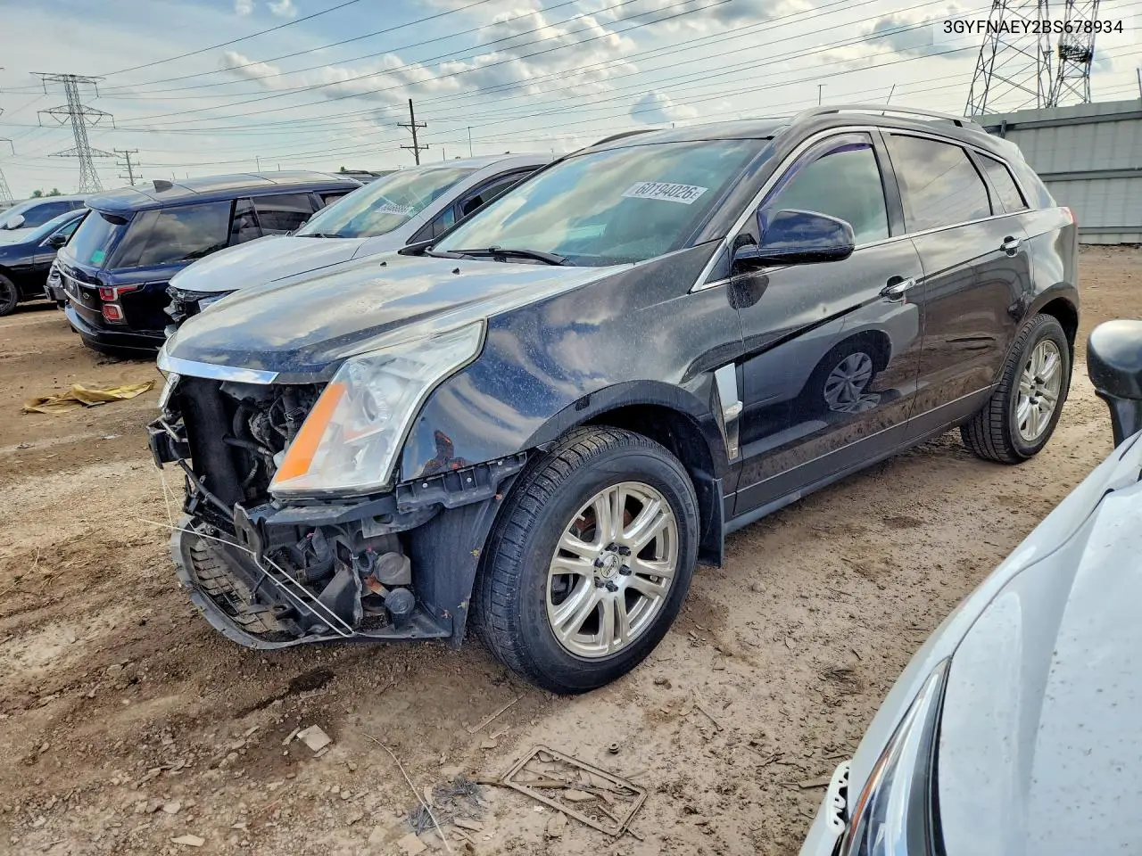 2011 Cadillac Srx Luxury Collection VIN: 3GYFNAEY2BS678934 Lot: 60194026