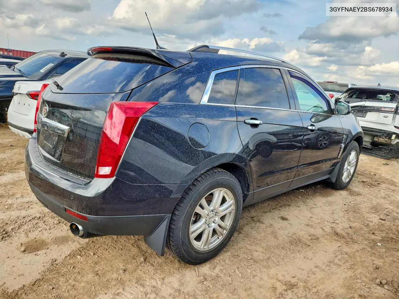 2011 Cadillac Srx Luxury Collection VIN: 3GYFNAEY2BS678934 Lot: 60194026