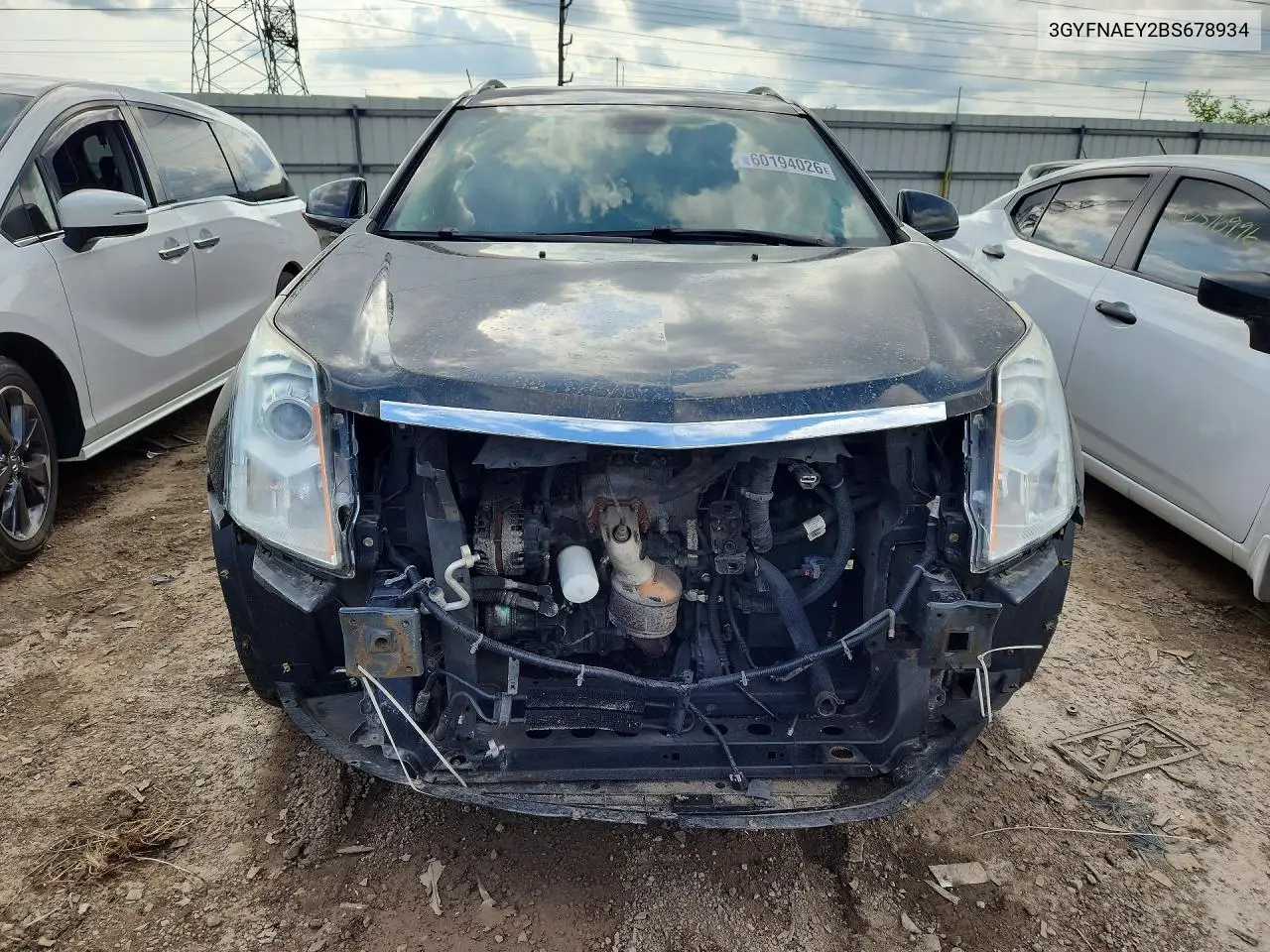 2011 Cadillac Srx Luxury Collection VIN: 3GYFNAEY2BS678934 Lot: 60194026
