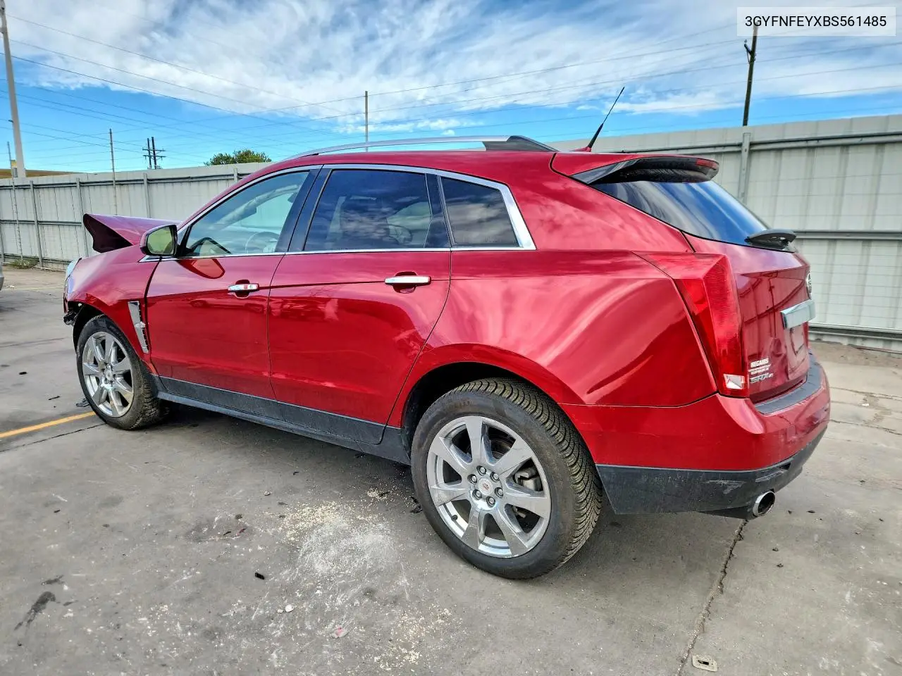 2011 Cadillac Srx Premium Collection VIN: 3GYFNFEYXBS561485 Lot: 60217016