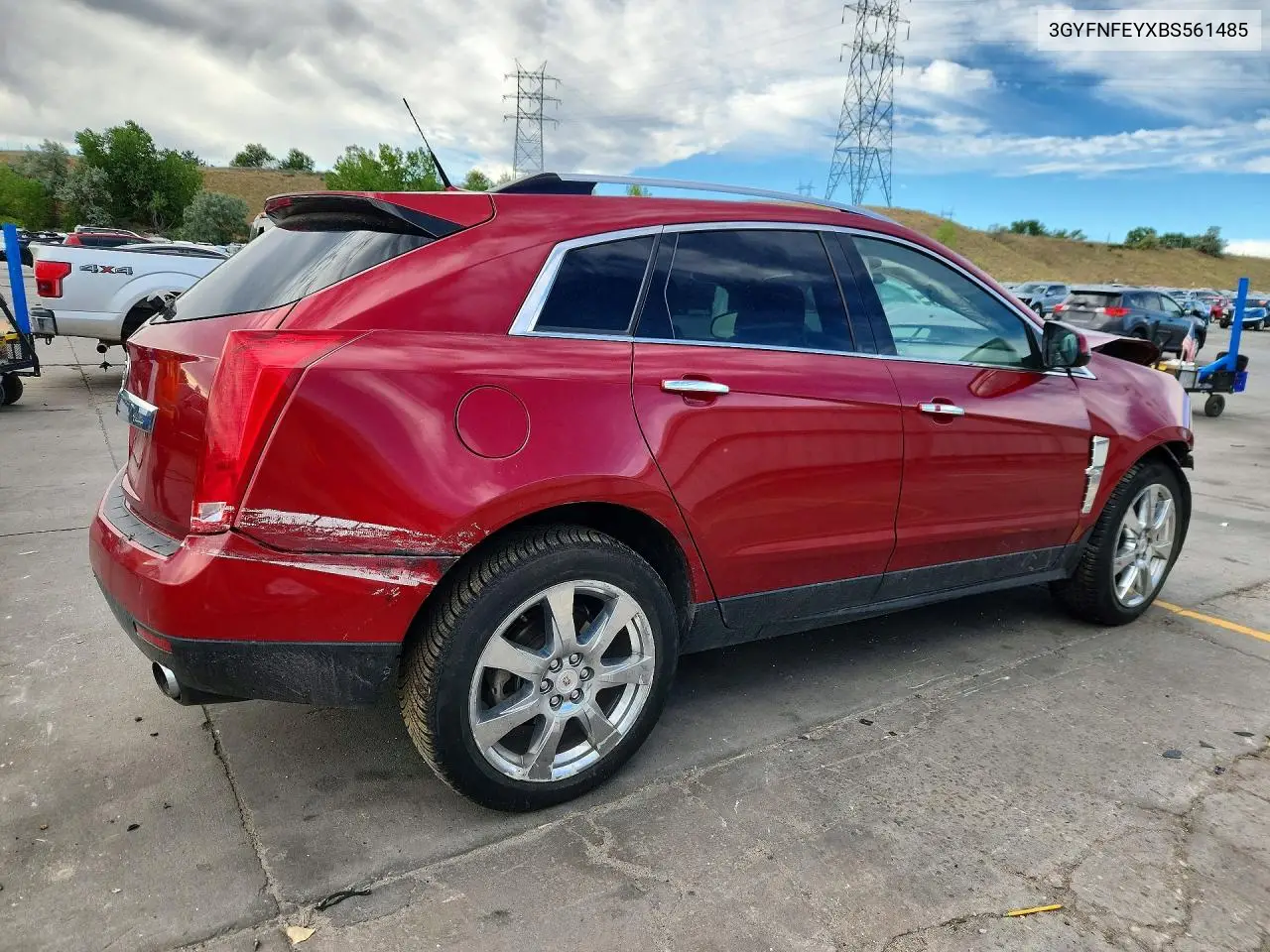 2011 Cadillac Srx Premium Collection VIN: 3GYFNFEYXBS561485 Lot: 60217016