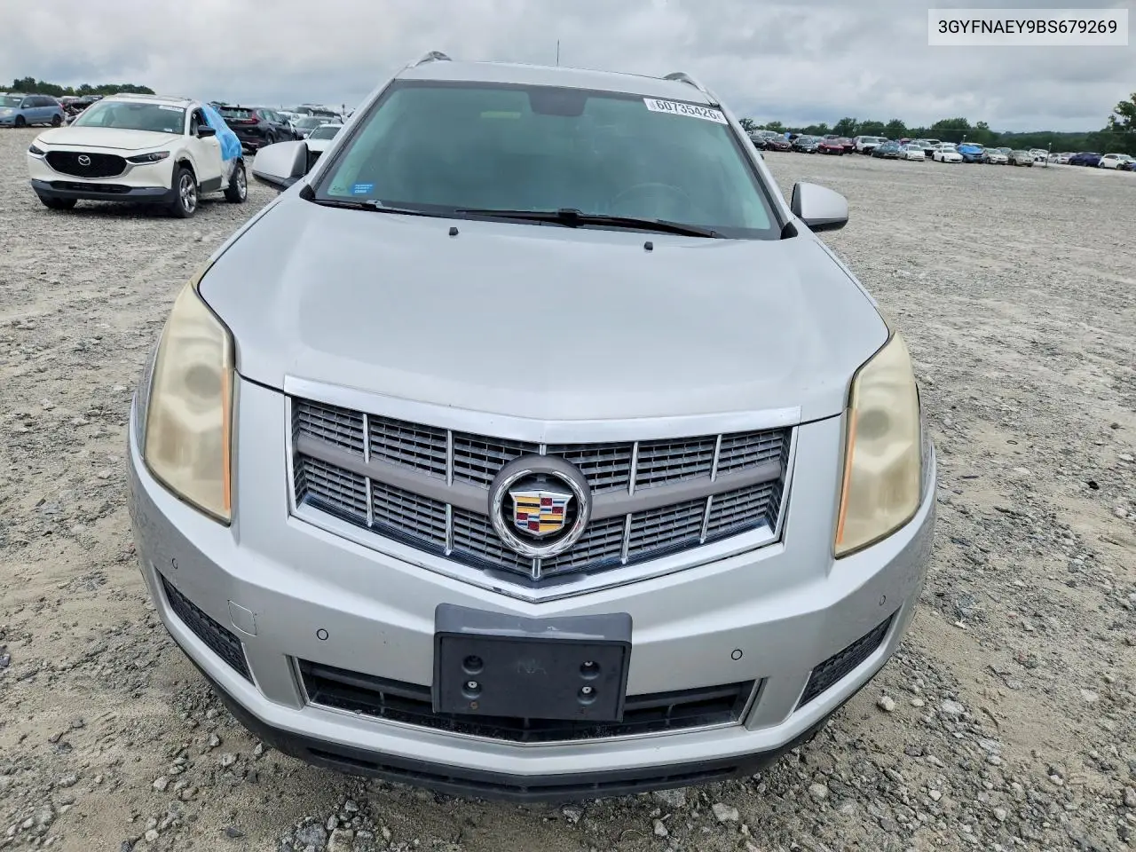 2011 Cadillac Srx Luxury Collection VIN: 3GYFNAEY9BS679269 Lot: 60735426