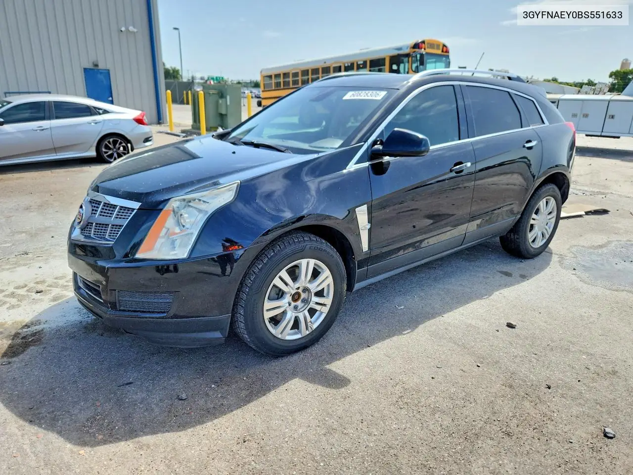 2011 Cadillac Srx Luxury Collection VIN: 3GYFNAEY0BS551633 Lot: 60828306