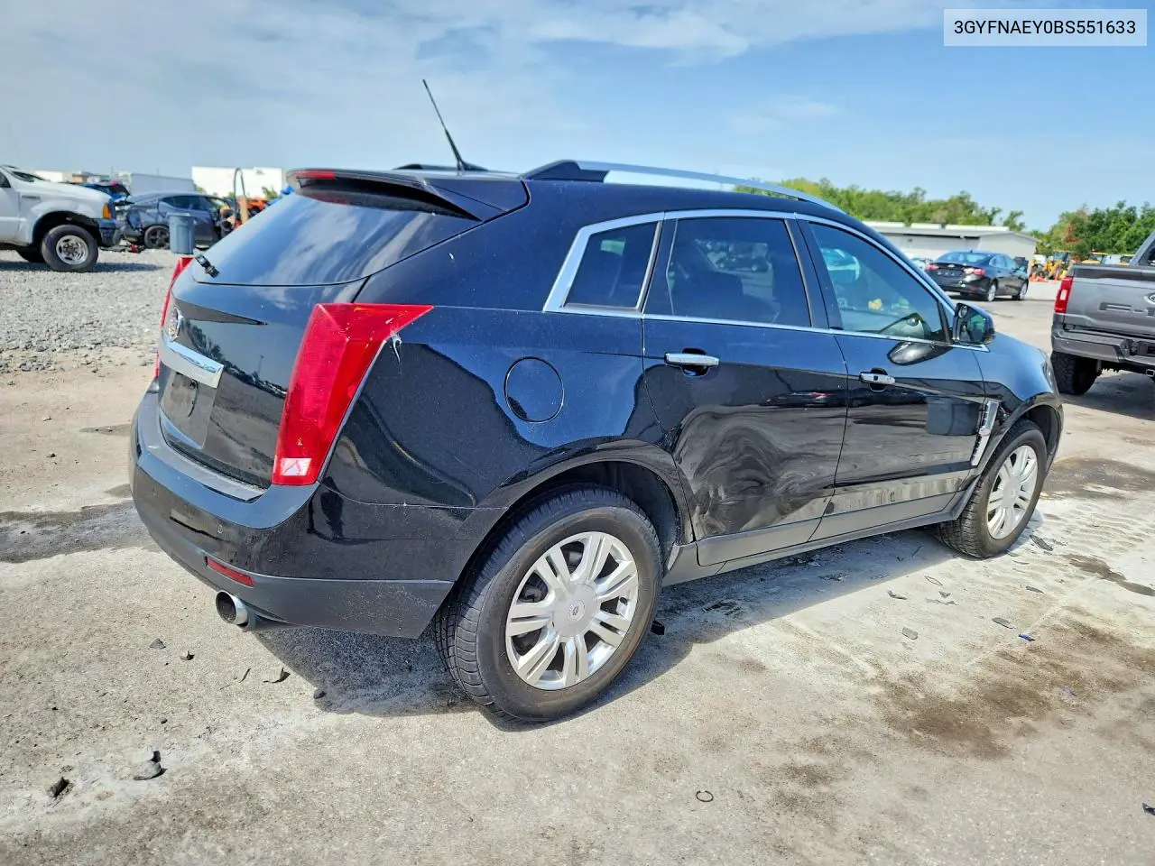 2011 Cadillac Srx Luxury Collection VIN: 3GYFNAEY0BS551633 Lot: 60828306