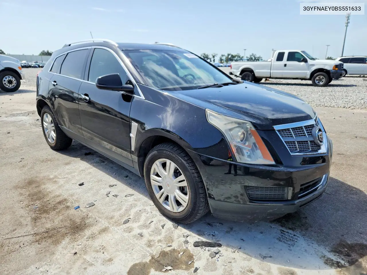 2011 Cadillac Srx Luxury Collection VIN: 3GYFNAEY0BS551633 Lot: 60828306