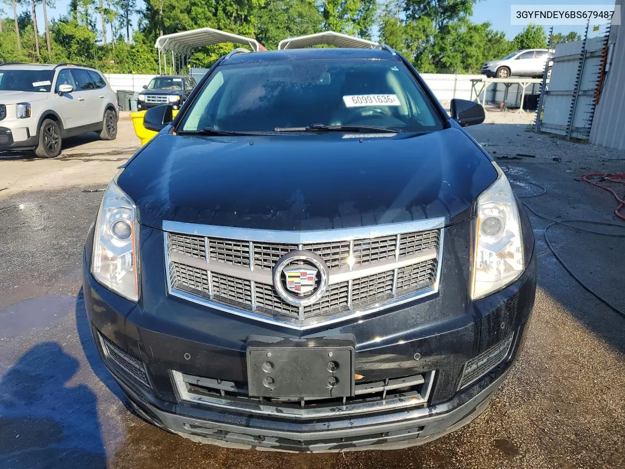 2011 Cadillac Srx Luxury Collection VIN: 3GYFNDEY6BS679487 Lot: 60991636