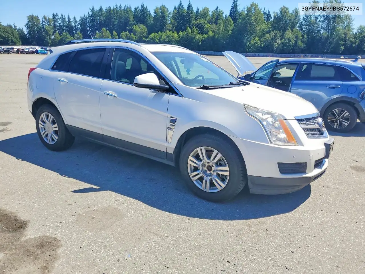 2011 Cadillac Srx Luxury Collection VIN: 3GYFNAEY9BS572674 Lot: 61253876