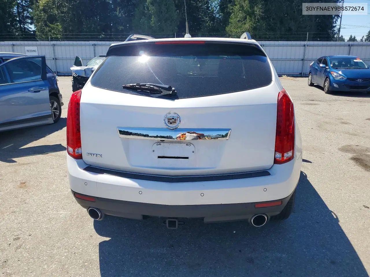 2011 Cadillac Srx Luxury Collection VIN: 3GYFNAEY9BS572674 Lot: 61253876