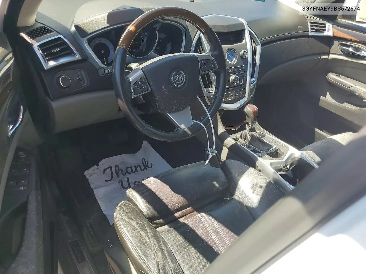 2011 Cadillac Srx Luxury Collection VIN: 3GYFNAEY9BS572674 Lot: 61253876