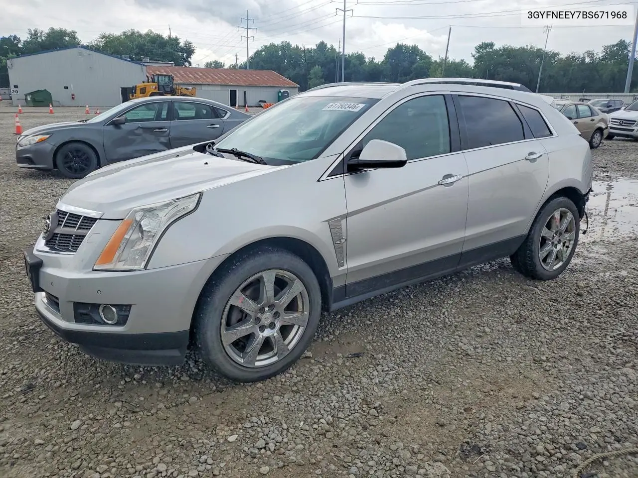 2011 Cadillac Srx Performance Collection VIN: 3GYFNEEY7BS671968 Lot: 61760346