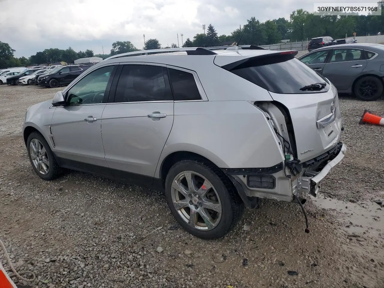 2011 Cadillac Srx Performance Collection VIN: 3GYFNEEY7BS671968 Lot: 61760346