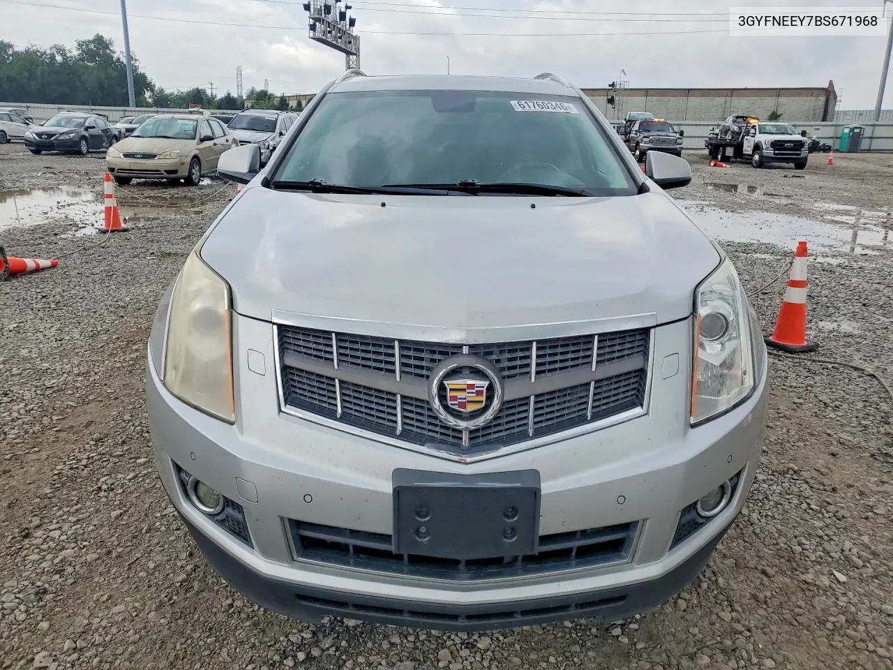 2011 Cadillac Srx Performance Collection VIN: 3GYFNEEY7BS671968 Lot: 61760346