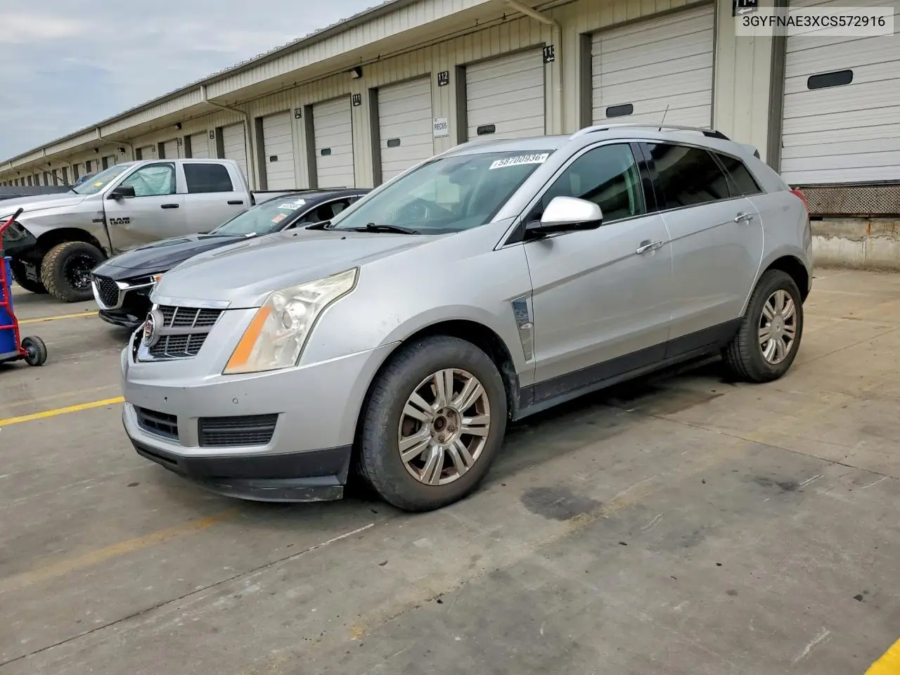 2012 Cadillac Srx Luxury Collection VIN: 3GYFNAE3XCS572916 Lot: 58700936