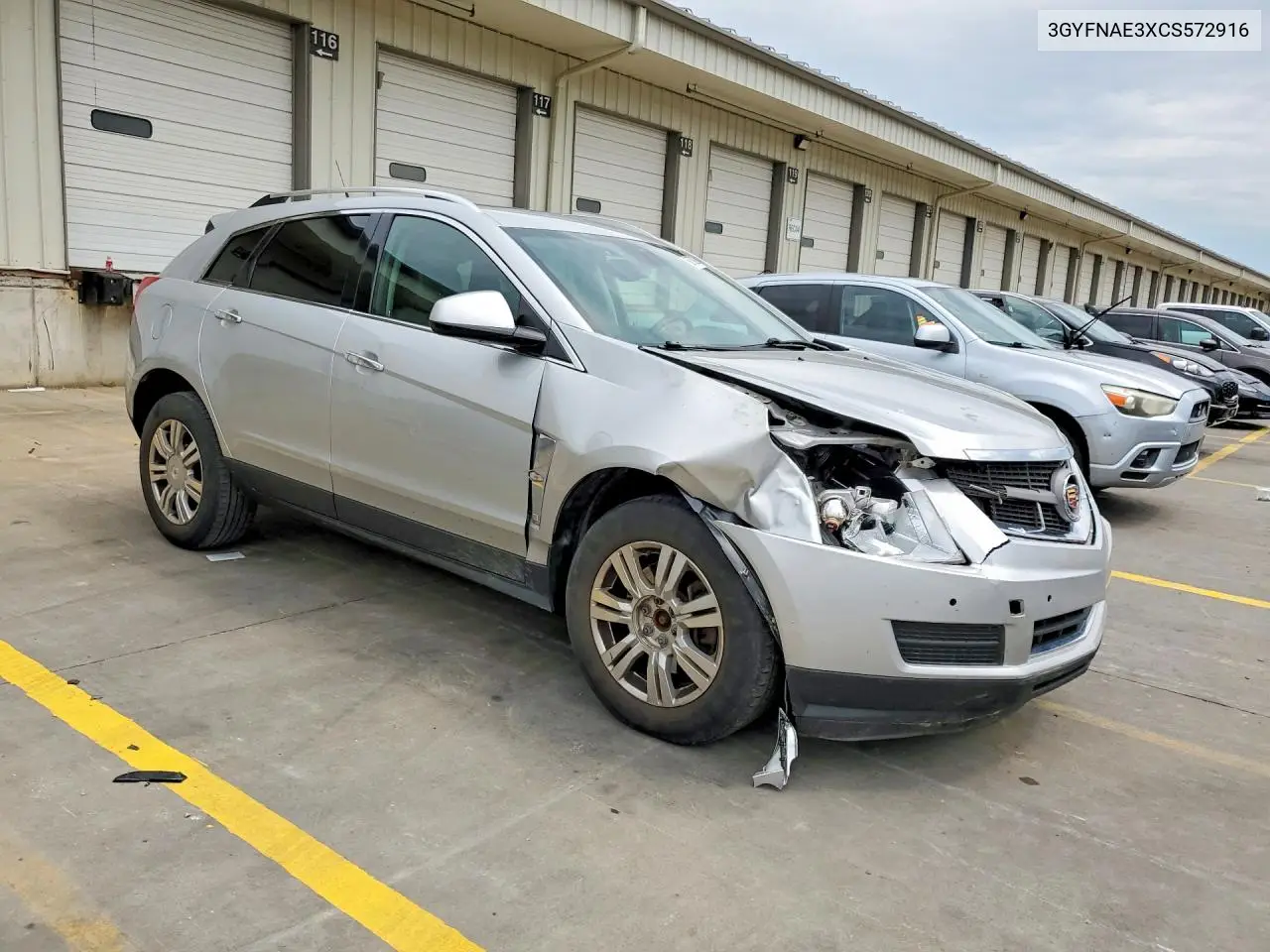 2012 Cadillac Srx Luxury Collection VIN: 3GYFNAE3XCS572916 Lot: 58700936