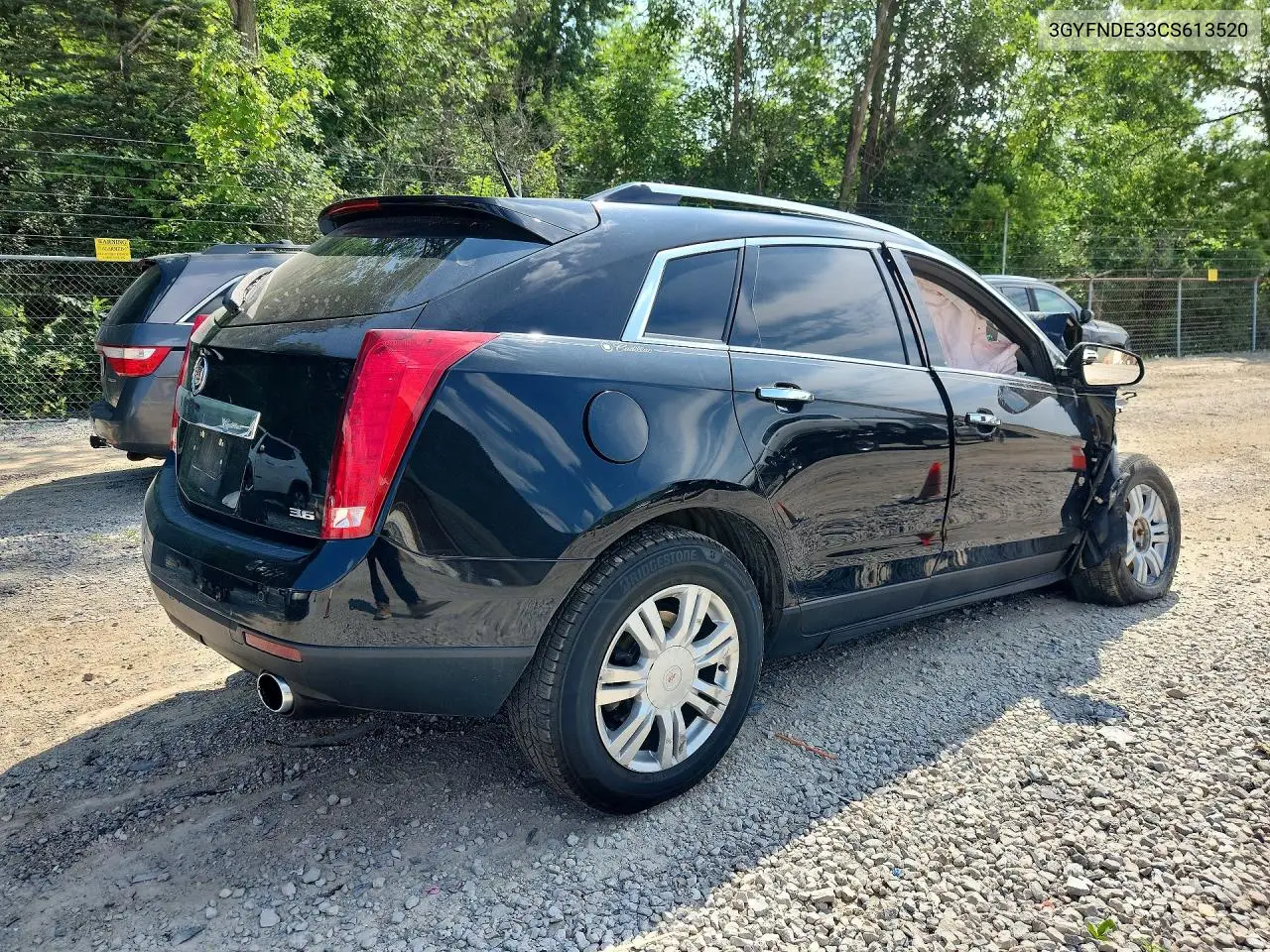 2012 Cadillac Srx Luxury Collection VIN: 3GYFNDE33CS613520 Lot: 59286576