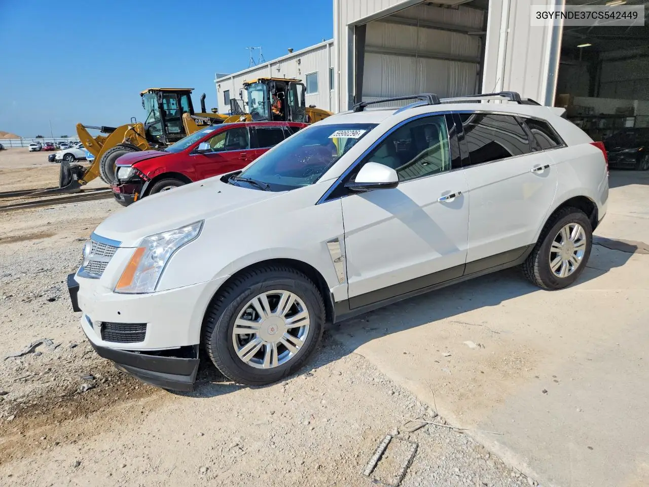 2012 Cadillac Srx Luxury Collection VIN: 3GYFNDE37CS542449 Lot: 59966296