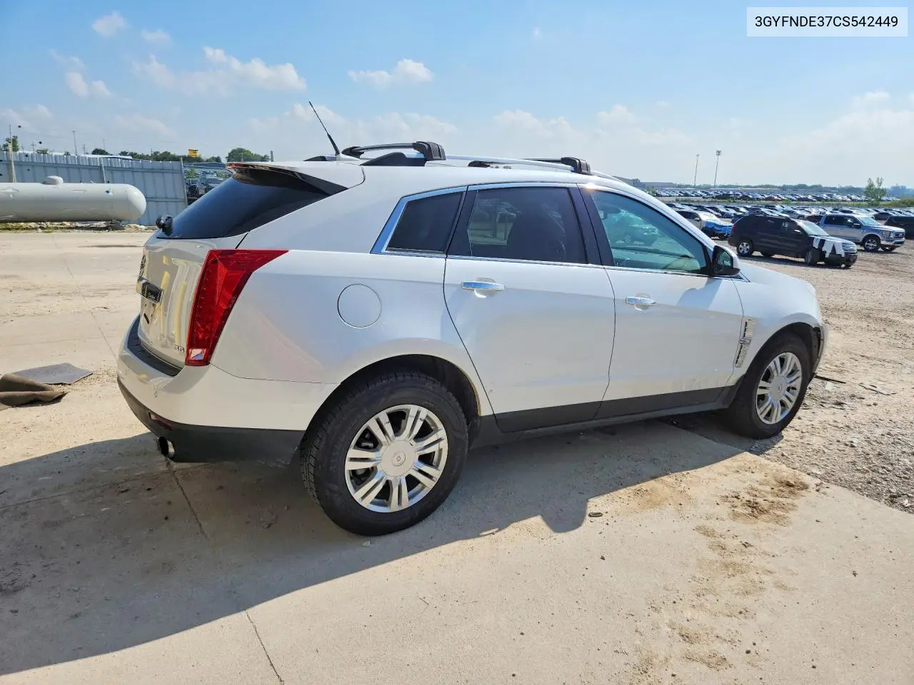 2012 Cadillac Srx Luxury Collection VIN: 3GYFNDE37CS542449 Lot: 59966296