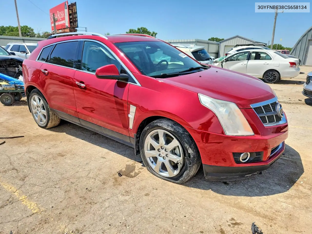 2012 Cadillac Srx Performance Collection VIN: 3GYFNBE38CS658134 Lot: 60126326