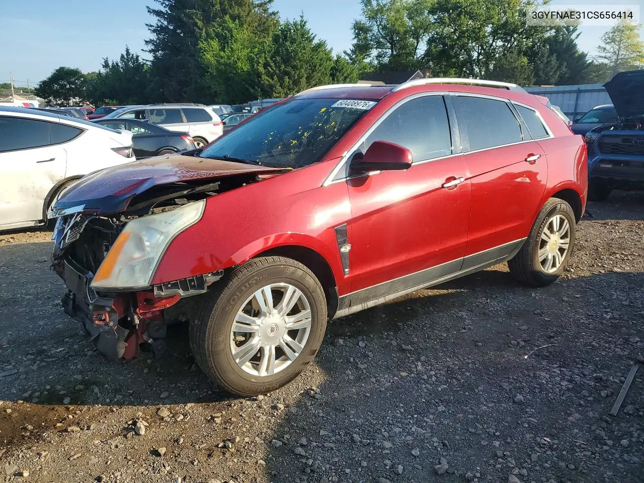 2012 Cadillac Srx Luxury Collection VIN: 3GYFNAE31CS656414 Lot: 60408976