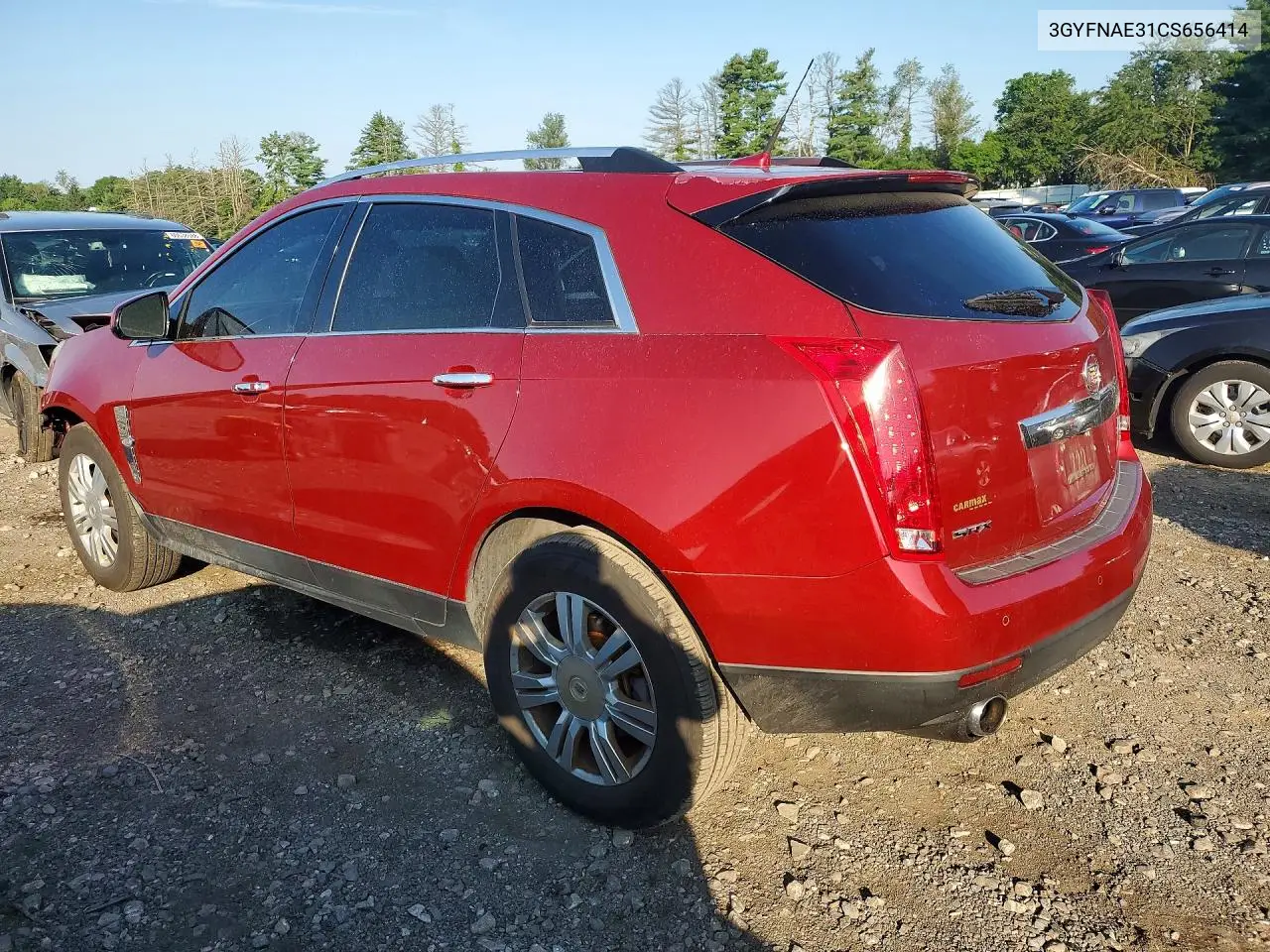 2012 Cadillac Srx Luxury Collection VIN: 3GYFNAE31CS656414 Lot: 60408976