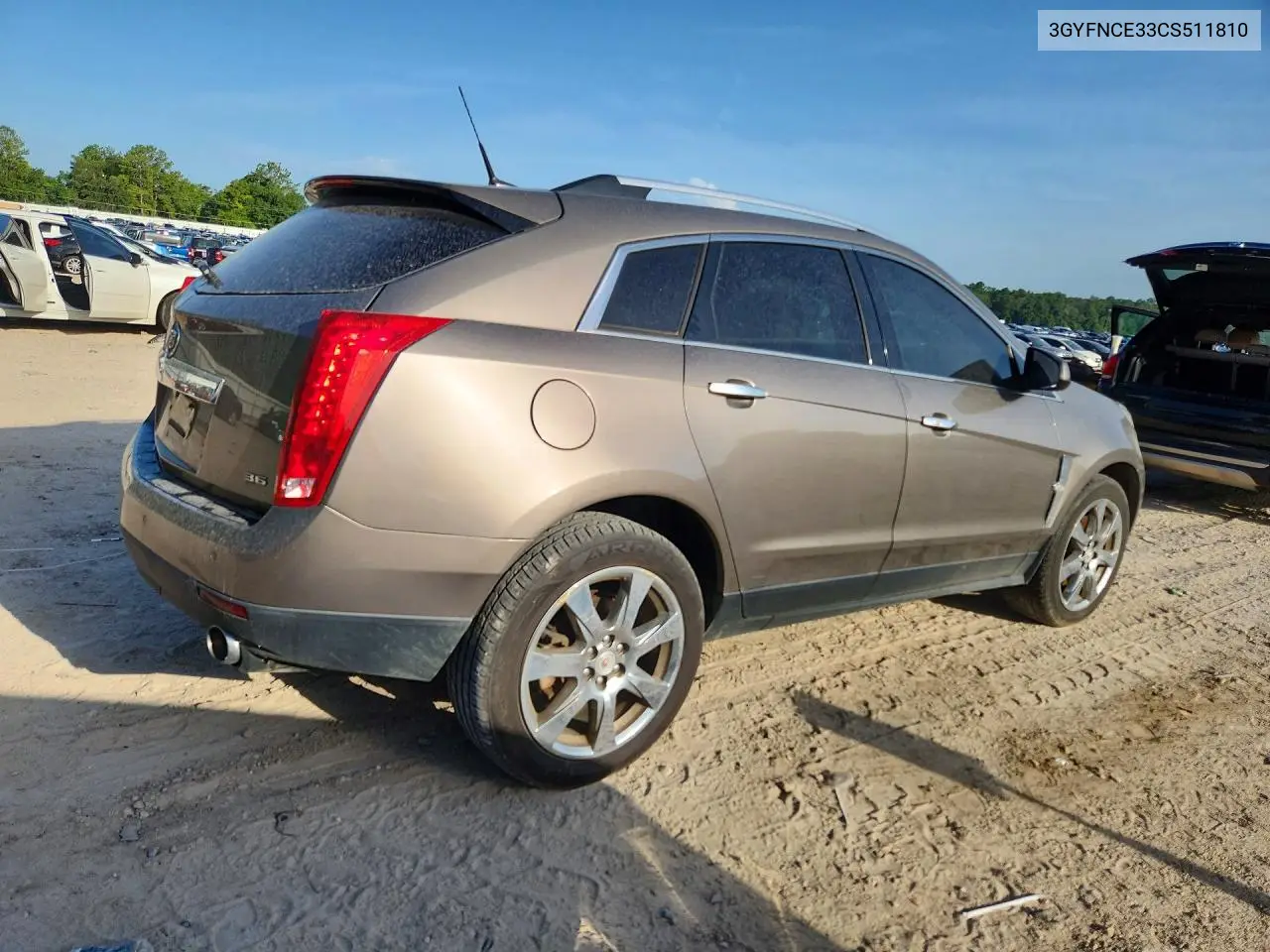 2012 Cadillac Srx Premium Collection VIN: 3GYFNCE33CS511810 Lot: 60438156