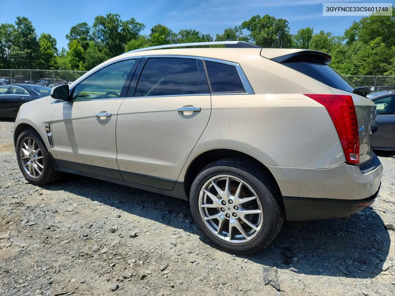 2012 Cadillac Srx Premium Collection VIN: 3GYFNCE33CS601748 Lot: 60452056