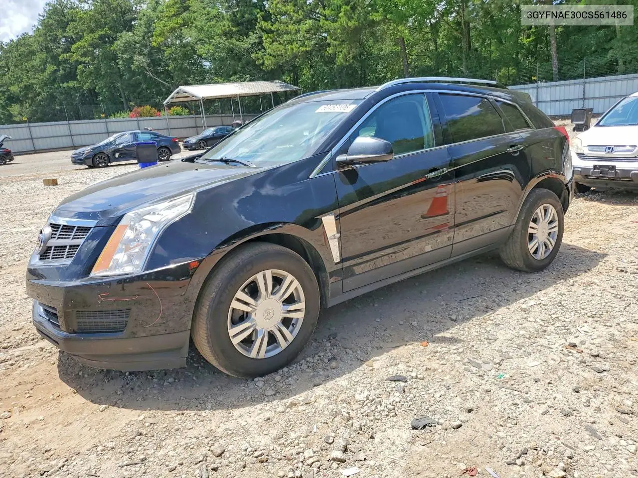 2012 Cadillac Srx Luxury Collection VIN: 3GYFNAE30CS561486 Lot: 60483106