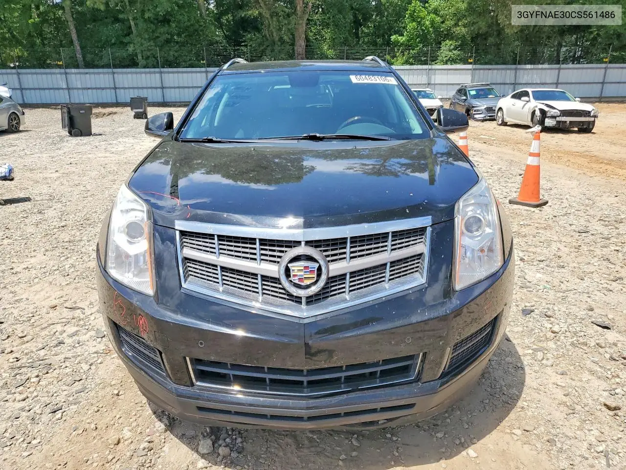 2012 Cadillac Srx Luxury Collection VIN: 3GYFNAE30CS561486 Lot: 60483106